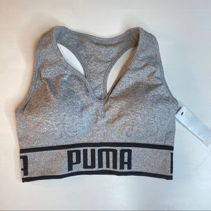 Puma Racerback Padded Sports Bra